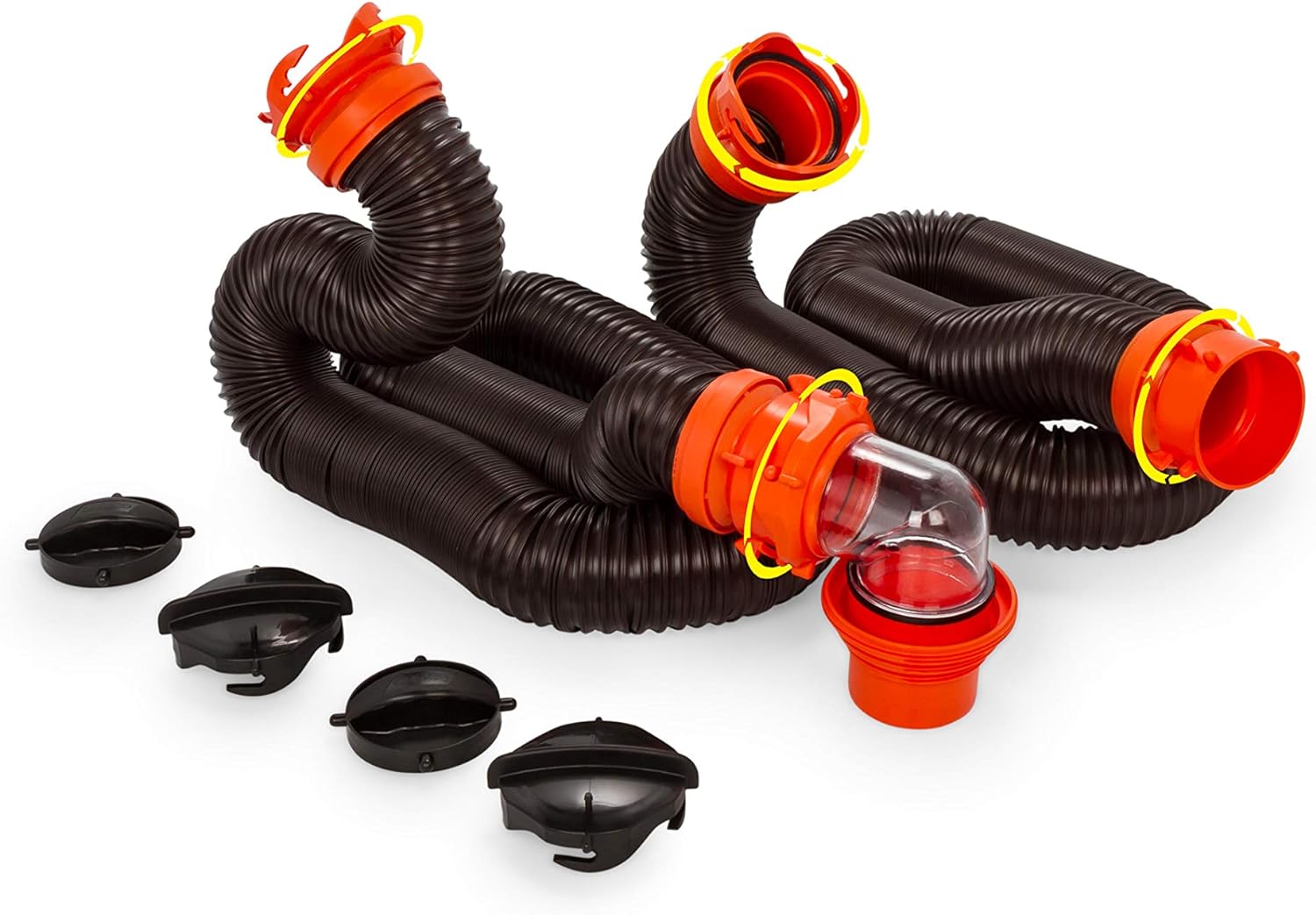 Camco RhinoFLEX 20ft RV Sewer Hose Kit